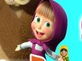 Игра Маша и декорацията на помещението за мечка  онлайн
