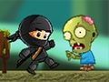 Игра Kid Ninja срещу зомбита  онлайн