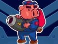 Игра Капитан май-Хем срещу зайче Invaders  онлайн