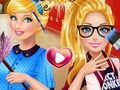 Игра Съперничеството между Пепеляшка и Барби  онлайн