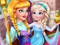 Игра Ледената кралица: Шеги с бавачката  онлайн