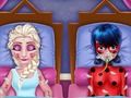 Игра Ladybug и първа помощ на Елза  онлайн