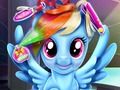 Игра Rainbow пони красиви прически онлайн Игра Rainbow пони красиви прически онлайн