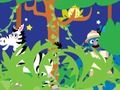 Игра 123 Улица на сусам: Открий животните  онлайн
