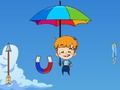 Игра Чадърът падащ човек  онлайн