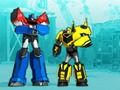 Игра Трансформърс. Robots in Disguise: Super Mini Striker  онлайн