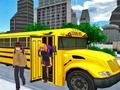 Игра Приключенията в града на шофьор на туристически автобус  онлайн