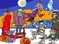 Игра Открийте 5 разлики Хелоуин  онлайн