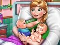 Игра Раждане на близнаци ледена принцеса  онлайн