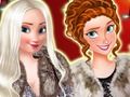 Игра Модна вечер с кралските сестри  онлайн