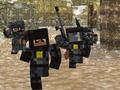 Игра Полицейски отряд Blocky Craft  онлайн