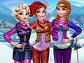Игра Момичета зимни  онлайн