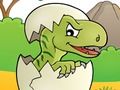 Игра Дино оцветяване игра  онлайн