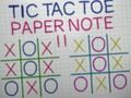Игра Бележка от книга Tic Tac Toe II  онлайн