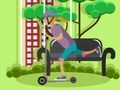 Игра Електрически скутер вози мозайката  онлайн