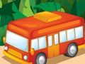 Игра Пъзел с автобус  онлайн