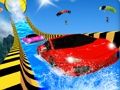 Игра Водни пързалки за автомобили състезателни приключения 2020  онлайн