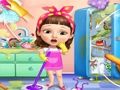Игра Сладка бебешка почистване на разхвърляна къща  онлайн
