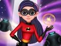 Игра Супергерой виолетова модна снимка онлайн