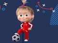 Игра Маша и мечката Футбол онлайн Игра Маша и мечката Футбол онлайн