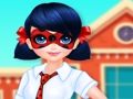 Игра Момиче на точки обратно в училище  онлайн