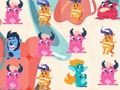 Игра Модни чудовища мач 3  онлайн