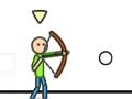 Игра Придържайте стрелба с лък  онлайн
