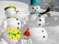 Игра Семейно време на снежен човек  онлайн