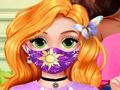 Игра Направи си сам принцеса маска за лице  онлайн
