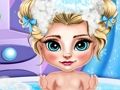 Игра Бебешка баня за ледена кралица  онлайн