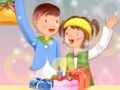 Игра Коледен любовен слайд  онлайн
