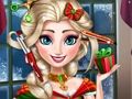 Игра Коледна коса с ледена кралица  онлайн