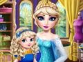Игра Ледена кралица мама истински преобразяване  онлайн