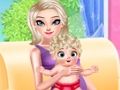 Игра Ледена принцеса Родено бебе  онлайн