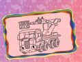 Игра Смешни камиони оцветяване  онлайн