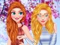 Игра Пътуване с принцеси за момичета до САЩ  онлайн