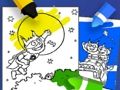 Игра Оцветяване Алфи Върколакът  онлайн