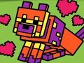 Игра Лесно детско оцветяване Mineblox  онлайн