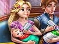 Игра Семеен ден на близнаците Рапунцел  онлайн