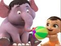 Игра Могъщ пъзел Little Bheem  онлайн