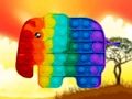 Игра Дивите животни Pop It Jigsaw  онлайн