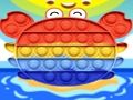 Игра Мозайката Pop It Crabs  онлайн