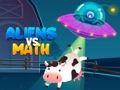 Игра Извънземни срещу математика  онлайн