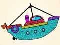 Игра Книги за оцветяване Превозни средства  онлайн