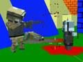 Игра Стрелба Zombie Blocky Gun Warfare  онлайн