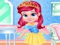 Игра Разхвърлян грим на малка русалка  онлайн