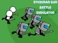 Игра Симулатор на битка с пистолет стикман  онлайн