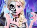 Игра Хелоуин парти татуировка на Елза  онлайн