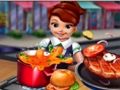 Игра Готвене на бързи хотдоги и бургери  онлайн
