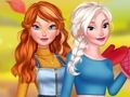 Игра Вечеря за Деня на благодарността на сестрите  онлайн